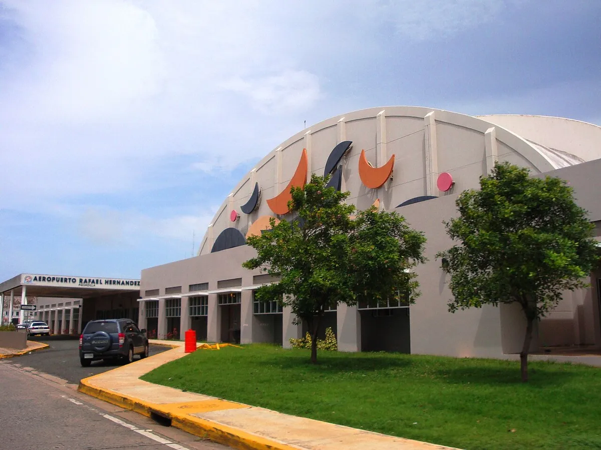 Rafael Hernández Airport terminal in Aguadilla