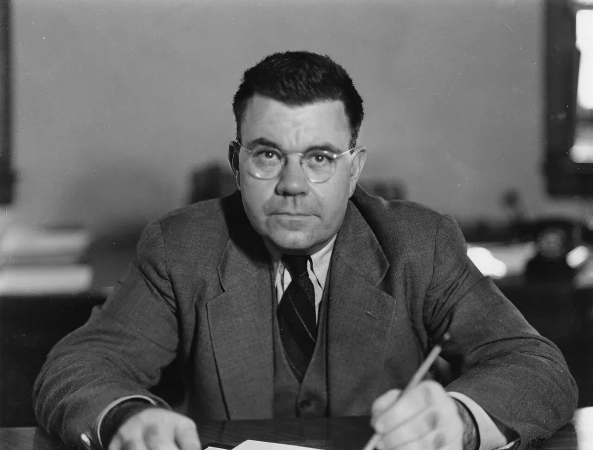 Edward U. Condon at his desk