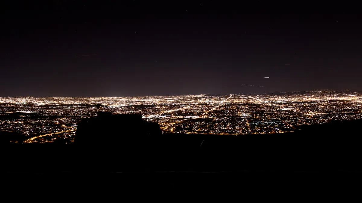 Phoenix, Arizona skyline at night
