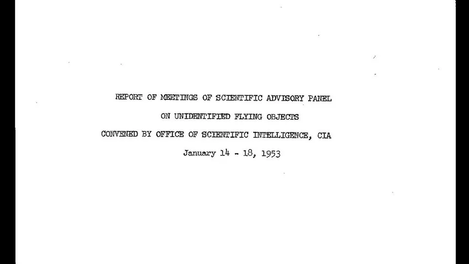Robertson Panel report title page