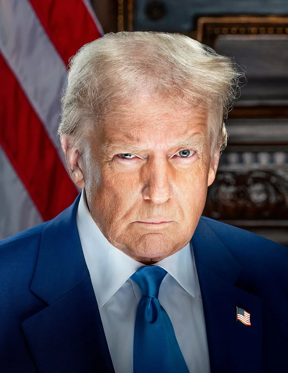 Official portrait of Donald Trump