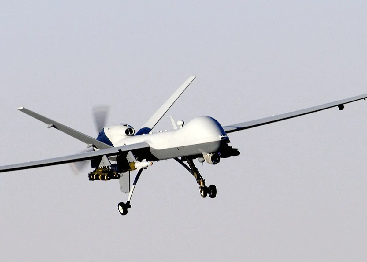 MQ-9 Reaper drone in flight